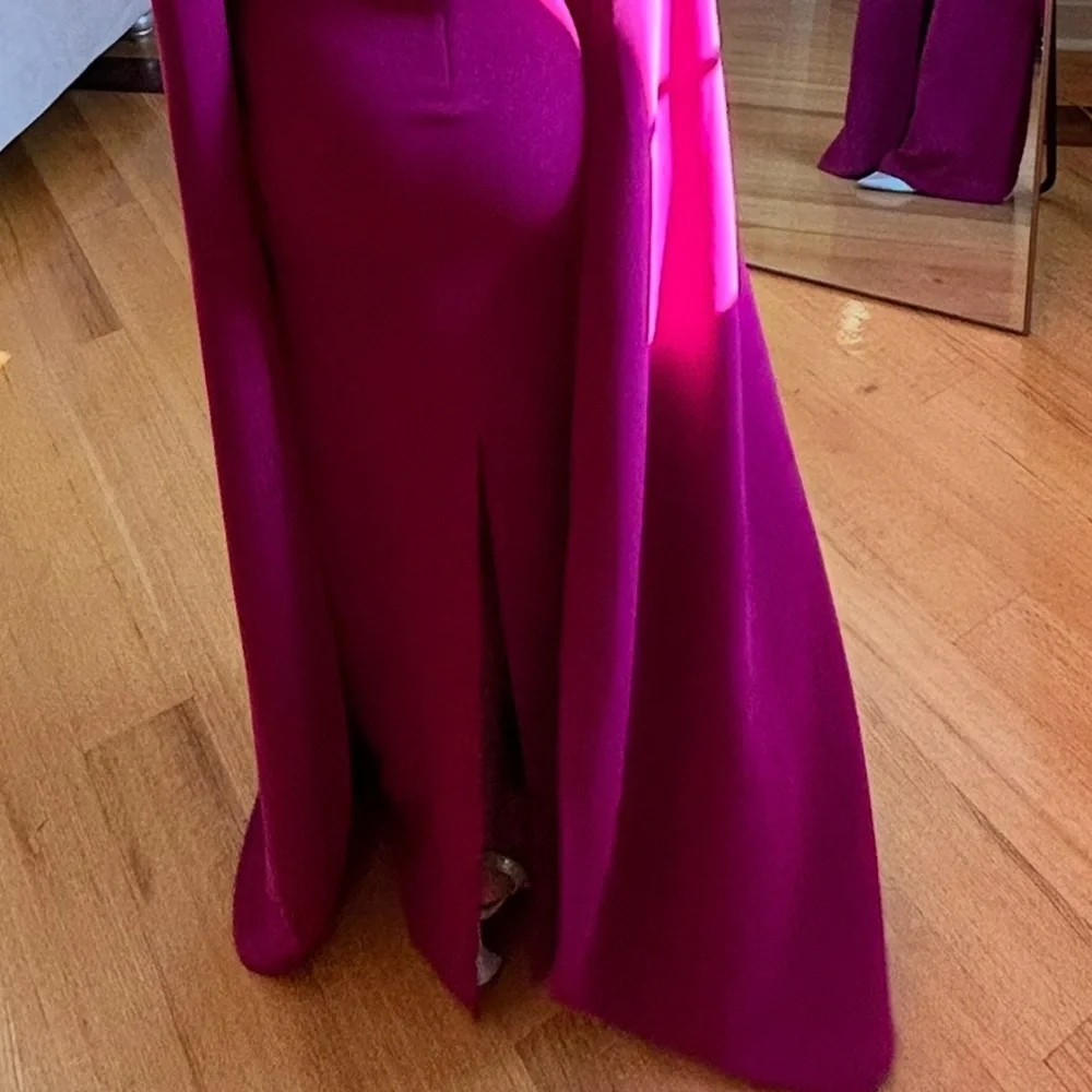 Solace London Fuchsia Maxi Dress - Picture 5 of 5